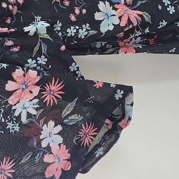 Lane Bryant Floral Sheer Jacket - Picture 14 of 15
